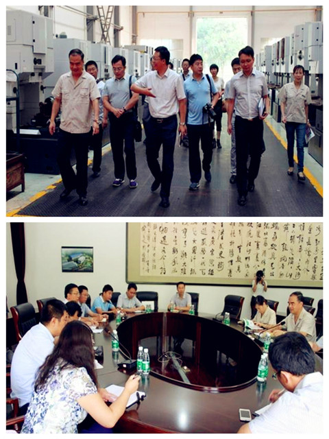 唐山市樂亭縣組織部領導一行蒞臨宜昌長機科技公司交流技能人才的培養(yǎng)和管理工作