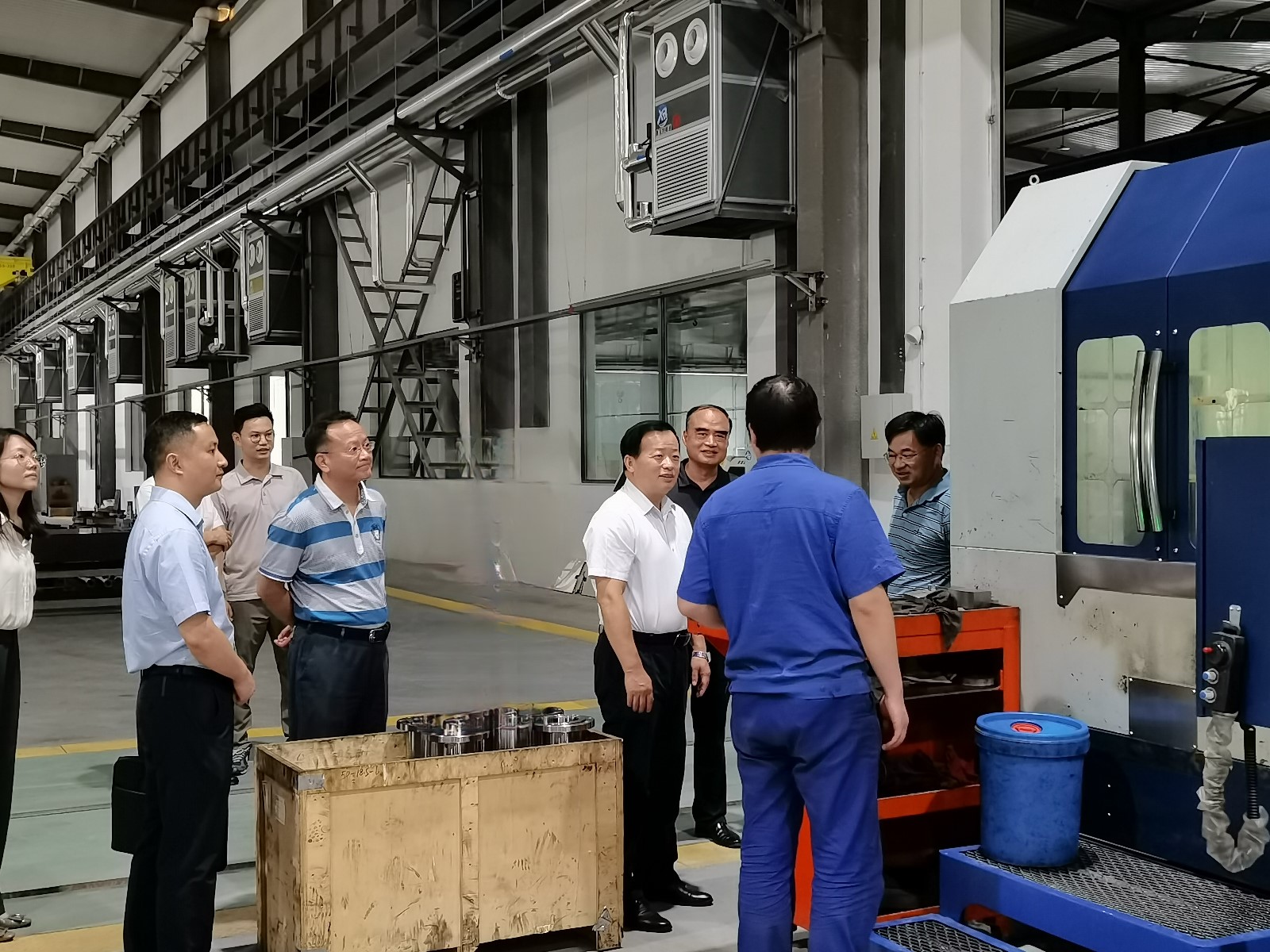 中共市委常委、市委統(tǒng)戰(zhàn)部部長燕元沂一行蒞臨公司調(diào)研指導(dǎo)